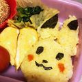 ゆっちんはるちゃん's cooksnap of when they made ピカチュウキャラ弁.
