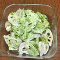 ふくりんご's cooksnap of when they made あおさとレンコンのサラダ.
