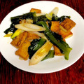 ルぴあ's cooksnap of when they made 三陸わかめと厚揚げのオイスターソース炒め.