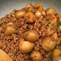 クックL4EX8U☆'s cooksnap of when they made 新じゃがのそぼろ煮.