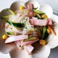 ももんちゃん✩'s cooksnap of when they made 簡単！黒酢で春雨サラダ.