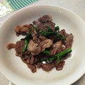 クックL1KAH7☆'s cooksnap of when they made 豚肉と菜の花としめじのバター醤油.
