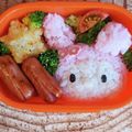 HAPPY321's cooksnap of when they made 簡単！！マイメロ♡キャラ弁.