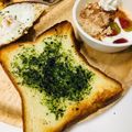 choco831's cooksnap of when they made ポテチ風？青海苔トースト.