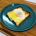 Asato★'s cooksnap of when they made マヨ卵チーズトースト☆.