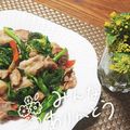 リンリン☆☆☆'s cooksnap of when they made 菜の花と豚肉のポン酢炒め.