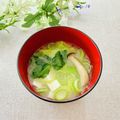 runa10's cooksnap of when they made 野菜たっぷりのお味噌汁.