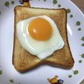 亜久里's cooksnap of when they made 簡単！おいしい！満腹！目玉焼きトースト.