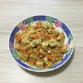 クック4P73QB☆'s cooksnap of when they made 高野豆腐とたっぷり野菜の玉子炒め♬.