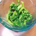 クックTVYJON☆'s cooksnap of when they made 麺つゆで簡単★菜の花のからし和え.