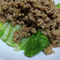 ウーたんポンちゃん's cooksnap of when they made 簡単速攻の中華料理・山東菜の肉餡かけ.