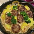 marukaruka's cooksnap of when they made スキレットで♪クリーム煮込み風ハンバーグ.