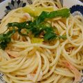 あきつま（杏花☆）'s cooksnap of when they made キャベツ、桜海老、アサリの柚子胡椒パスタ.