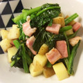 ベティ３'s cooksnap of when they made ♪新じゃがとほうれん草のバタポン炒め♪.