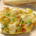 ばたみそーぱん☆'s cooksnap of when they made 大根の葉のオープンオムレツ(*^^*).
