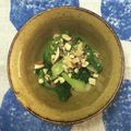 おはなすき's cooksnap of when they made アーモンド入小松菜お浸し.