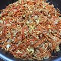 HomaRuu's cooksnap of when they made モリモリ食べたい人参シリシリ♡お弁当にも.