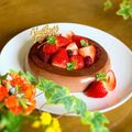 aitanu☆'s cooksnap of when they made バレンタイン☆とろける濃厚チョコプリン。.