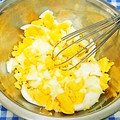 ととろ＆めい's cooksnap of when they made ゆで卵を簡単に潰すやり方.