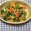 みぃくんのママ's cooksnap of when they made 美肌になる副菜！小松菜と人参のサラダ.