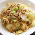 ソイマム's cooksnap of when they made ツナと玉ねぎの和風スパゲティ.