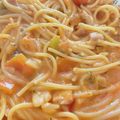 もも吉115's cooksnap of when they made 残り物のコンソメスープでリメイクパスタ.
