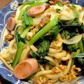 ばたみそーぱん☆'s cooksnap of when they made あるものde焼きうどん.