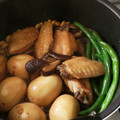 tomome's cooksnap of when they made 鶏手羽先と大豆の煮物.