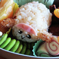 chisanaまま's cooksnap of when they made 簡単 キャラ弁 ＊くまちゃんおにぎり.