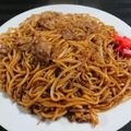 プニのふ04's cooksnap of when they made 豚ばらと太麺で焼きそば.