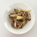 北のデビル。's cooksnap of when they made 牛肉とセロリの粒マスタード炒めレモン風味.