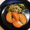 おくとママ's cooksnap of when they made 魚河岸揚げとチンゲン菜の煮浸し.