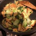 クックSI209D☆'s cooksnap of when they made チンゲン菜の厚揚げ卵炒め.