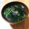 しのうさママ's cooksnap of when they made わかめと水菜の生姜スープ.