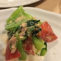 のんのんかいくん's cooksnap of when they made ♡トマトと小松菜のサラダ♡~デパ地下風.