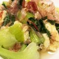 さっさママ's cooksnap of when they made チンゲン菜とうすあげのあっさりひたし煮.