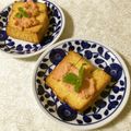 puniＫ's cooksnap of when they made 厚揚げの明太マヨ焼き.