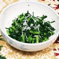 nana_tenjo's cooksnap of when they made 簡単♪春菊の胡麻和えおひたし.