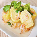 ☆momociim☆'s cooksnap of when they made 卵焼きと桜えびと三つ葉のさっと煮♪.