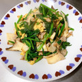 K0A9O0R8U♪'s cooksnap of when they made ほうれん草と豚肉のたまご炒め.