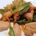 モグモグ＊パクパク's cooksnap of when they made 塩麹で！アスパラのガリバタチキン.