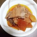 ひなたのねこやなぎ's cooksnap of when they made アラを使う基本のぶり大根.