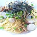 Ｑuacky's cooksnap of when they made あさりと春キャベツの和風パスタ.