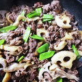 ペーちゃん☆☆'s cooksnap of when they made 簡単な牛肉ときのこのしぐれ煮.