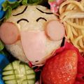 ゆるмαмα's cooksnap of when they made 園児キャラ弁【てれてれ坊主】はなかっぱ.