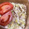和ももちゃん's cooksnap of when they made キャベツと鯖缶のやみつきダイエットサラダ.