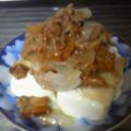 あきパフェ's cooksnap of when they made 焼き豆腐の肉味噌かけ.