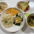ゆいまーるん's cooksnap of when they made ふわふわ卵が決め手♡豚肉とほうれん草炒め.