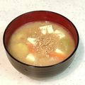 ChunChun☆≡'s cooksnap of when they made さつまいもと豆腐のお味噌汁.