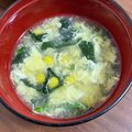 あいママ's cooksnap of when they made ホウレンソウと卵の中華スープ.